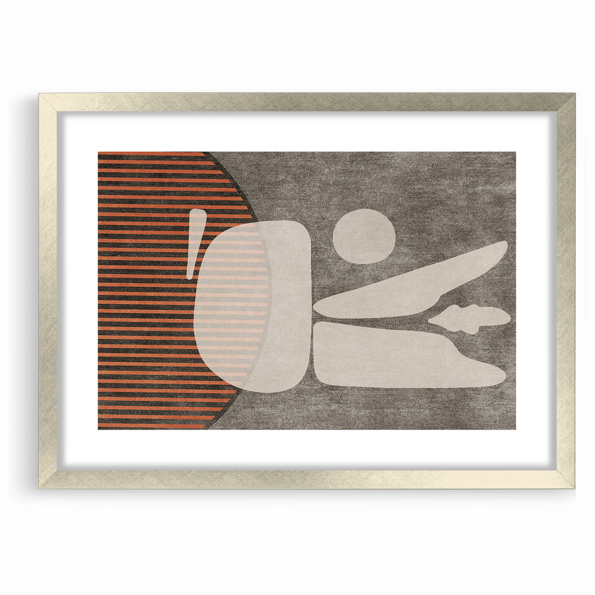 Abstract Minimalist Shapes and Lines Canvas Art