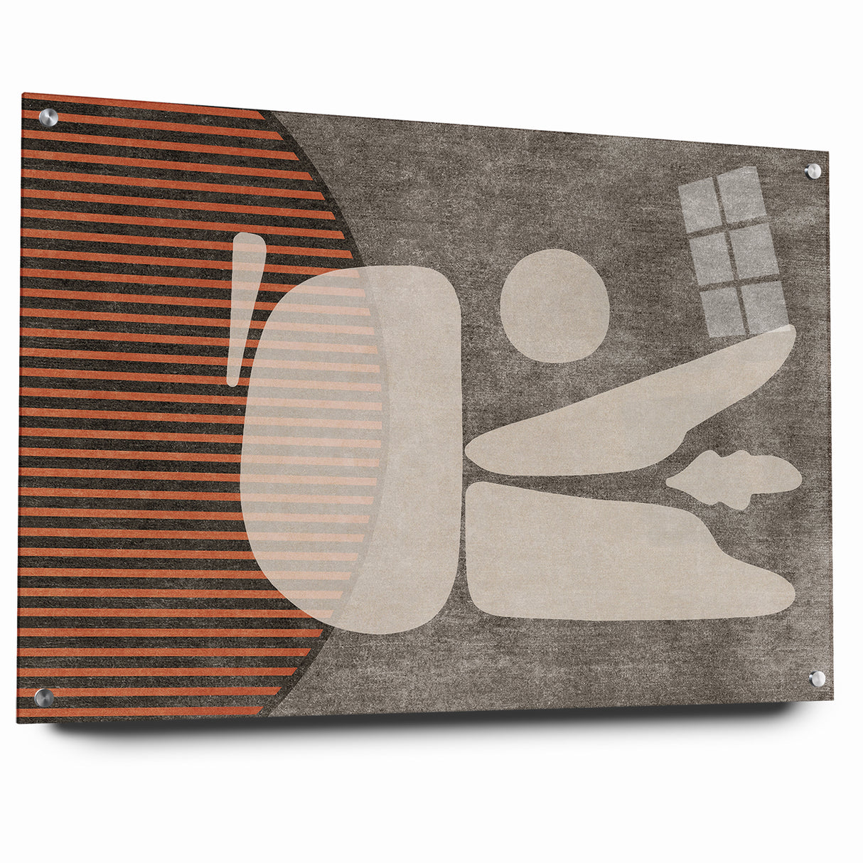 Abstract Minimalist Shapes and Lines Canvas Art