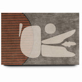 Abstract Minimalist Shapes and Lines Canvas Art