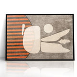 Abstract Minimalist Shapes and Lines Canvas Art