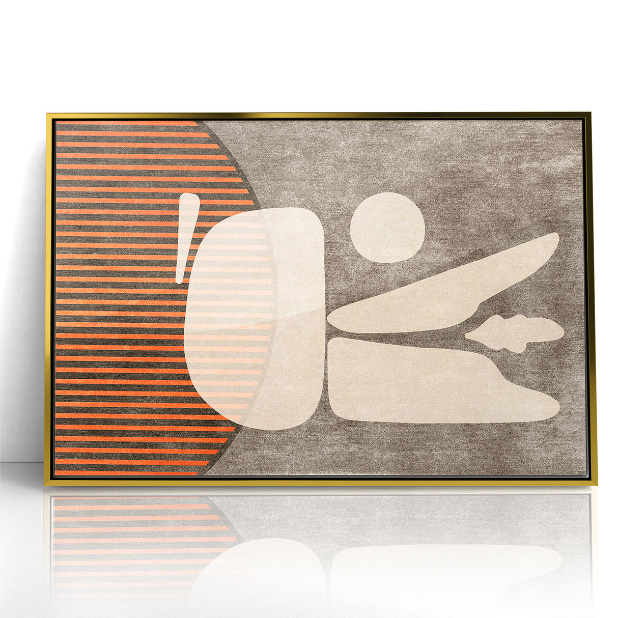 Abstract Minimalist Shapes and Lines Canvas Art