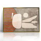 Abstract Minimalist Shapes and Lines Canvas Art