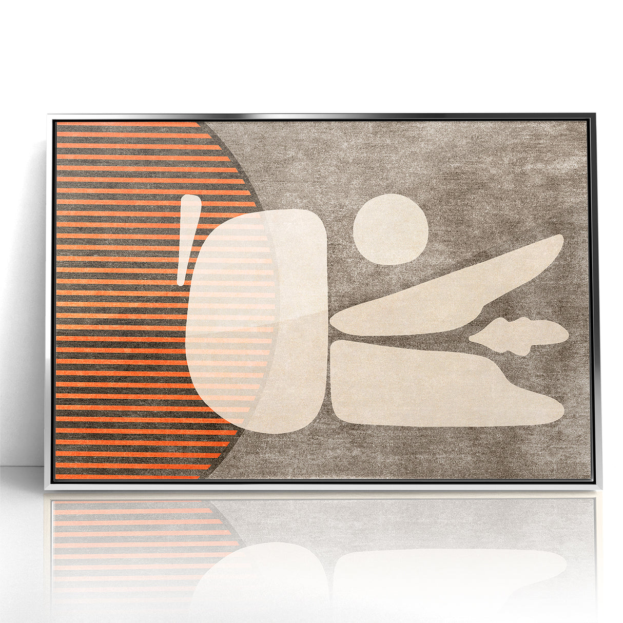 Abstract Minimalist Shapes and Lines Canvas Art