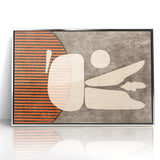 Abstract Minimalist Shapes and Lines Canvas Art