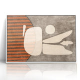 Abstract Minimalist Shapes and Lines Canvas Art
