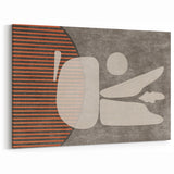 Abstract Minimalist Shapes and Lines Canvas Art