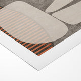 Abstract Minimalist Shapes and Lines Canvas Art