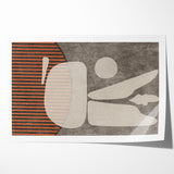Abstract Minimalist Shapes and Lines Canvas Art