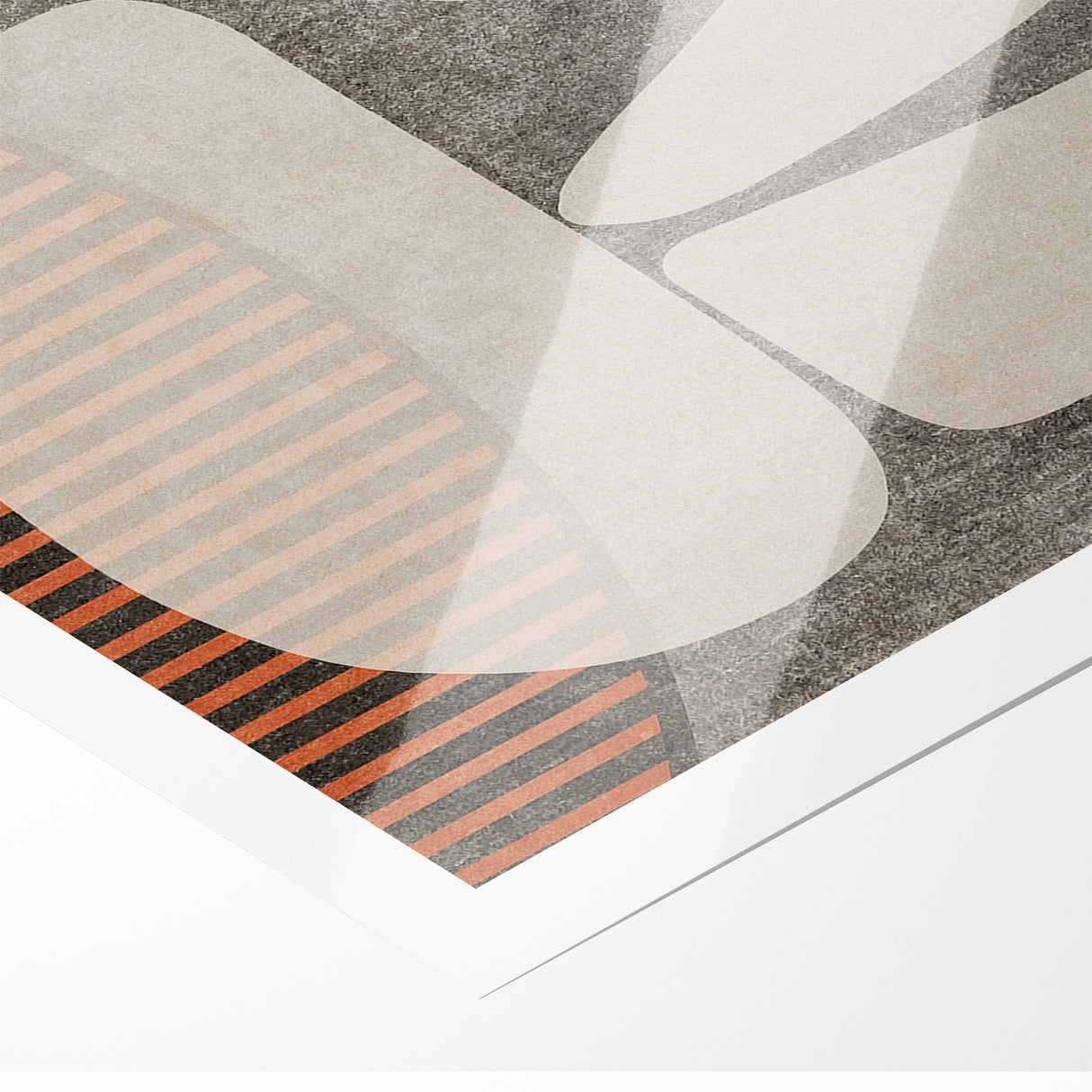 Abstract Minimalist Shapes and Lines Canvas Art