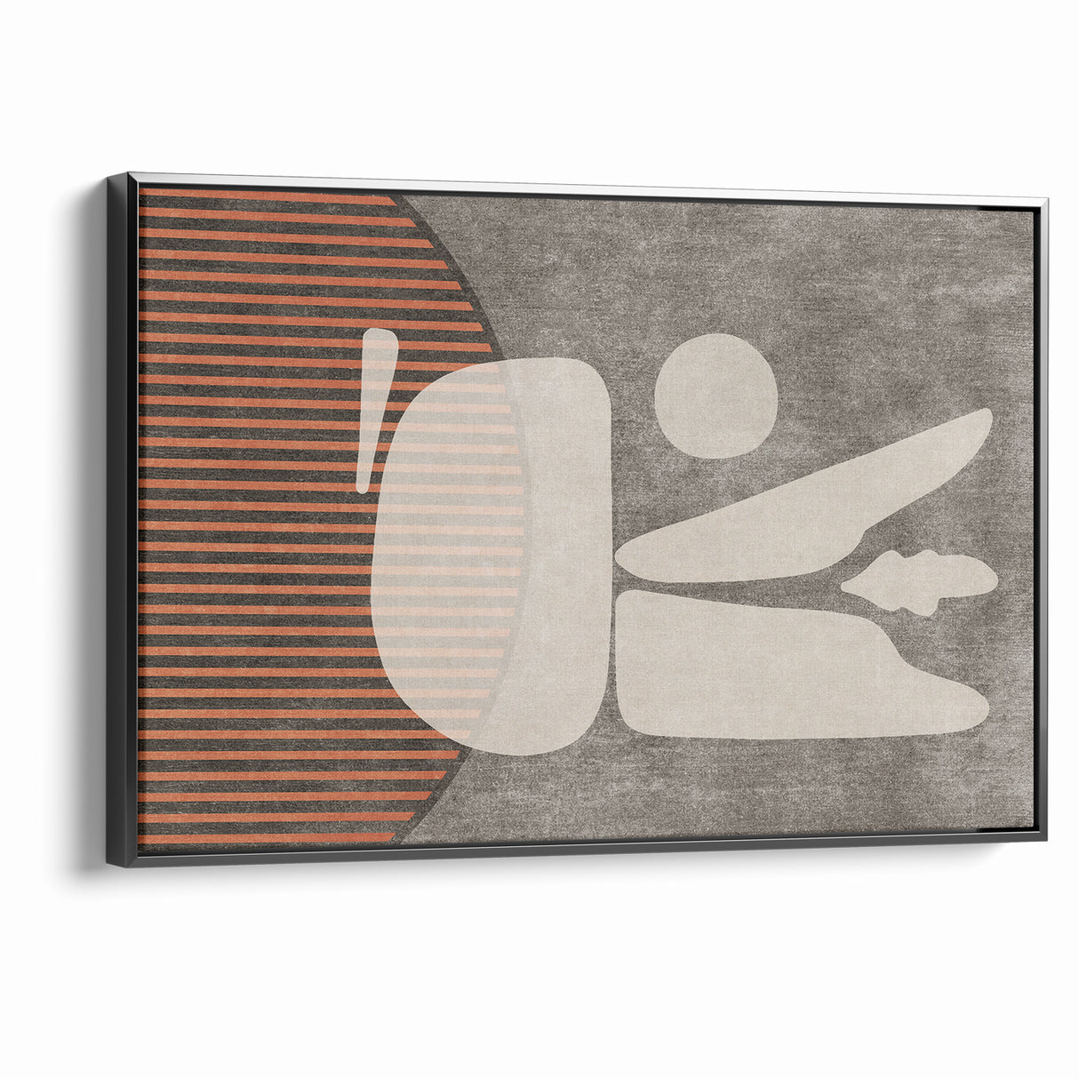 Abstract Minimalist Shapes and Lines Canvas Art