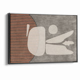 Abstract Minimalist Shapes and Lines Canvas Art