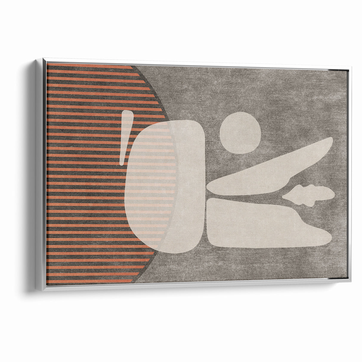 Abstract Minimalist Shapes and Lines Canvas Art