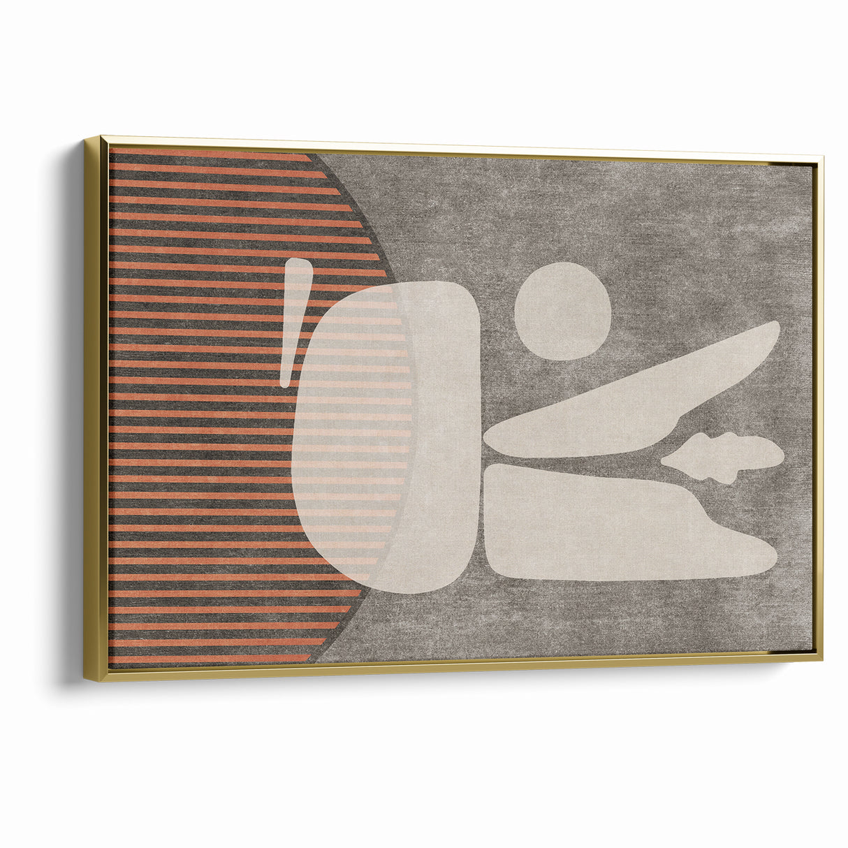Abstract Minimalist Shapes and Lines Canvas Art