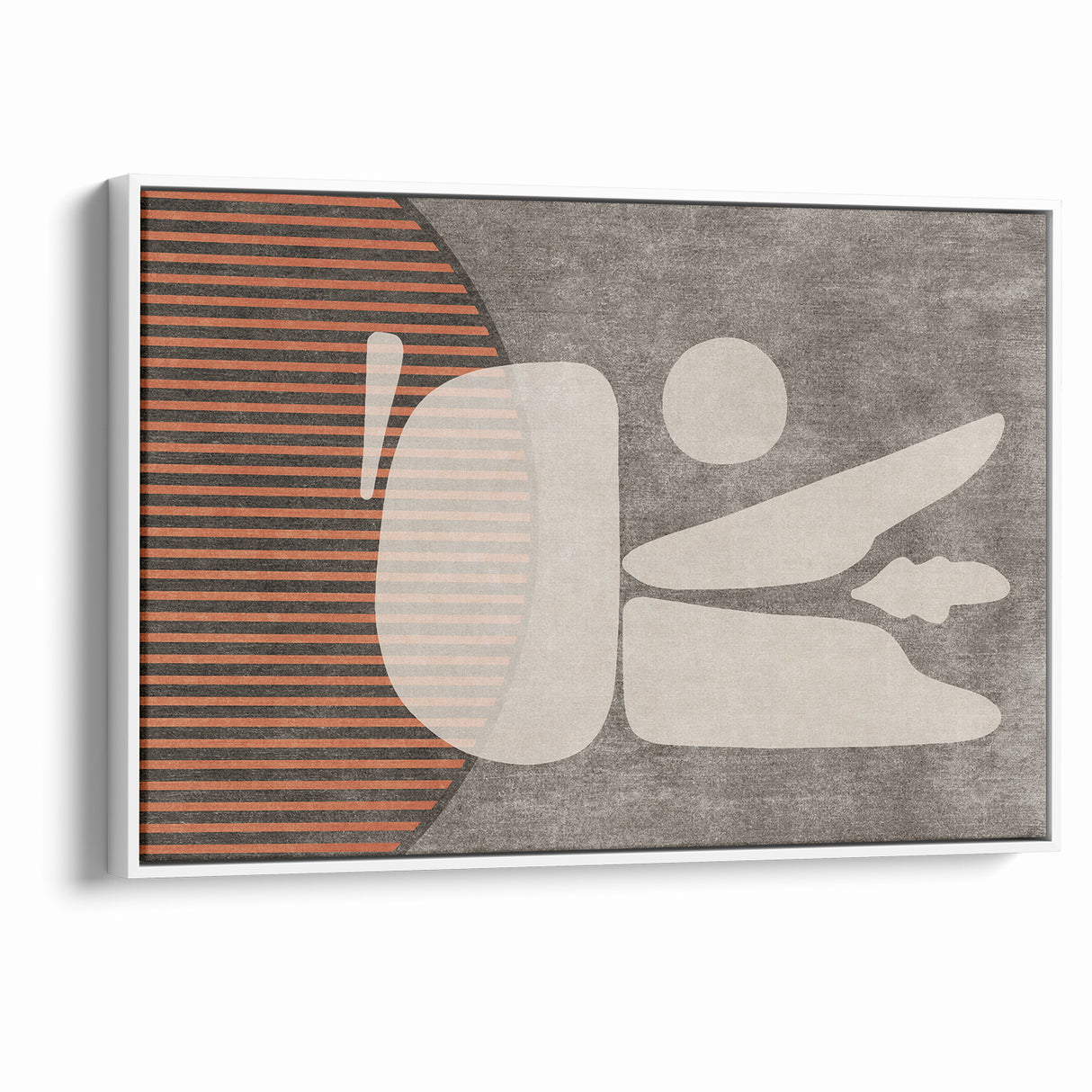 Abstract Minimalist Shapes and Lines Canvas Art