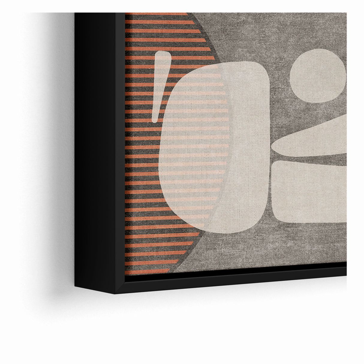 Abstract Minimalist Shapes and Lines Canvas Art