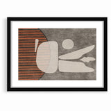 Abstract Minimalist Shapes and Lines Canvas Art
