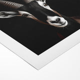 Elegant Black Antelope Wildlife Art – Captivating Antelope Canvas Prints