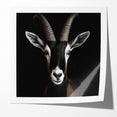 Elegant Black Antelope Wildlife Art – Captivating Antelope Canvas Prints