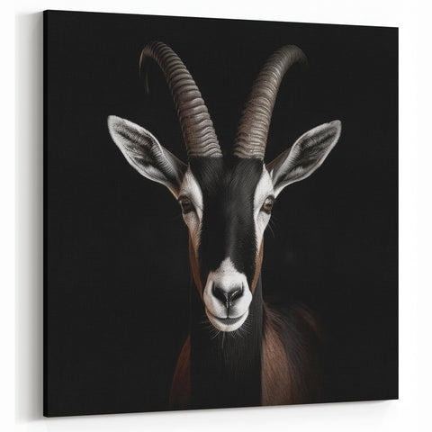 Elegant Black Antelope Wildlife Art – Captivating Antelope Canvas Prints