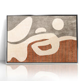 Abstract Shapes and Stripes Minimalist Canvas Art