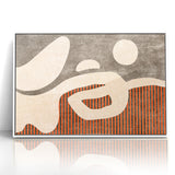 Abstract Shapes and Stripes Minimalist Canvas Art