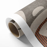 Abstract Shapes and Stripes Minimalist Canvas Art