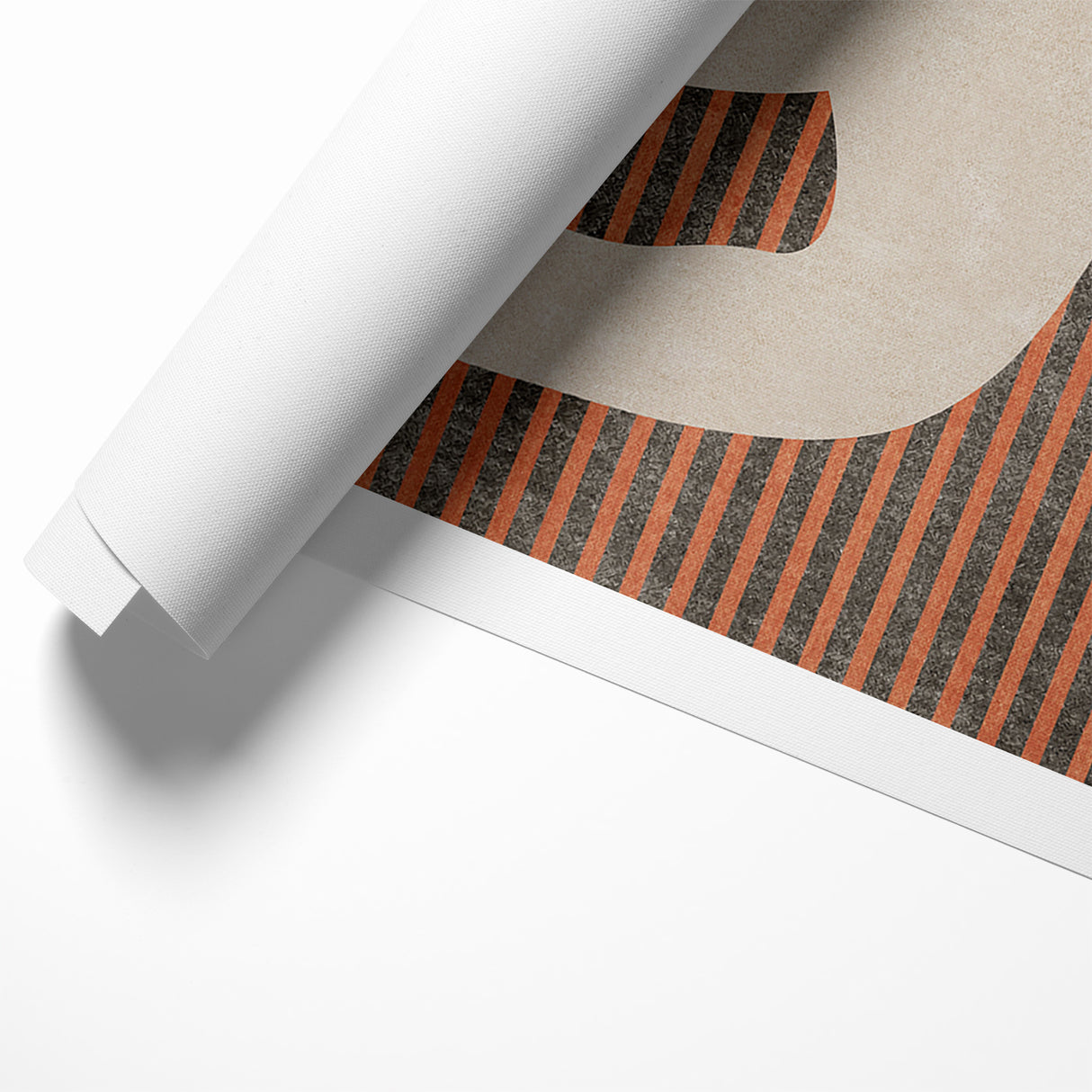 Abstract Shapes and Stripes Minimalist Canvas Art