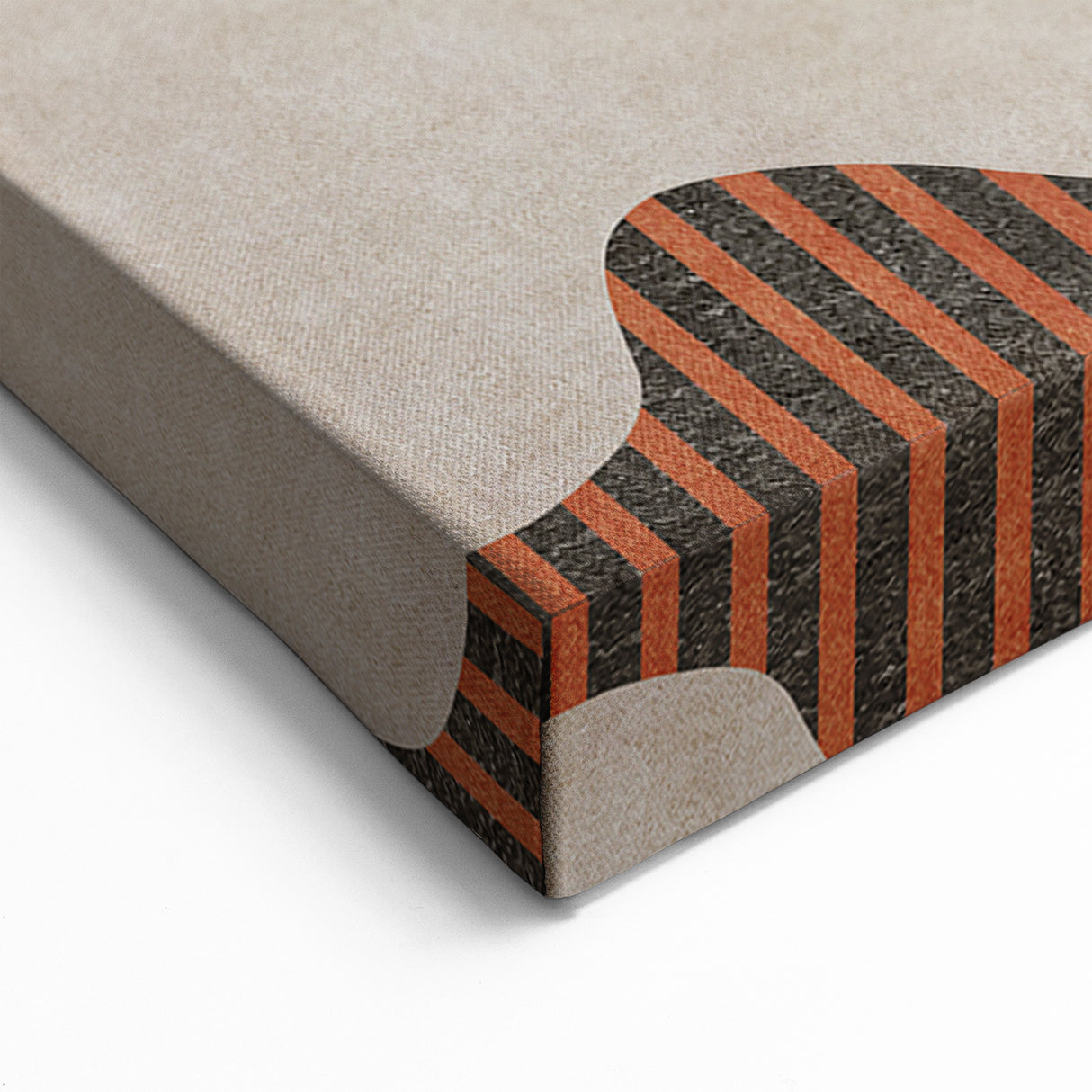 Abstract Shapes and Stripes Minimalist Canvas Art