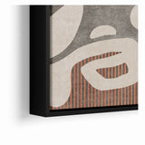 Abstract Shapes and Stripes Minimalist Canvas Art