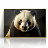 Charming Wildlife Wall Art – Panda Portrait Canvas Print