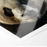 Charming Wildlife Wall Art – Panda Portrait Canvas Print
