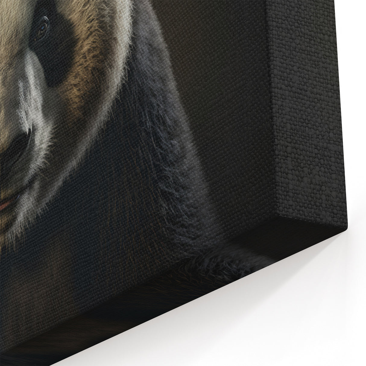 Charming Wildlife Wall Art – Panda Portrait Canvas Print