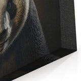 Charming Wildlife Wall Art – Panda Portrait Canvas Print