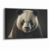 Charming Wildlife Wall Art – Panda Portrait Canvas Print