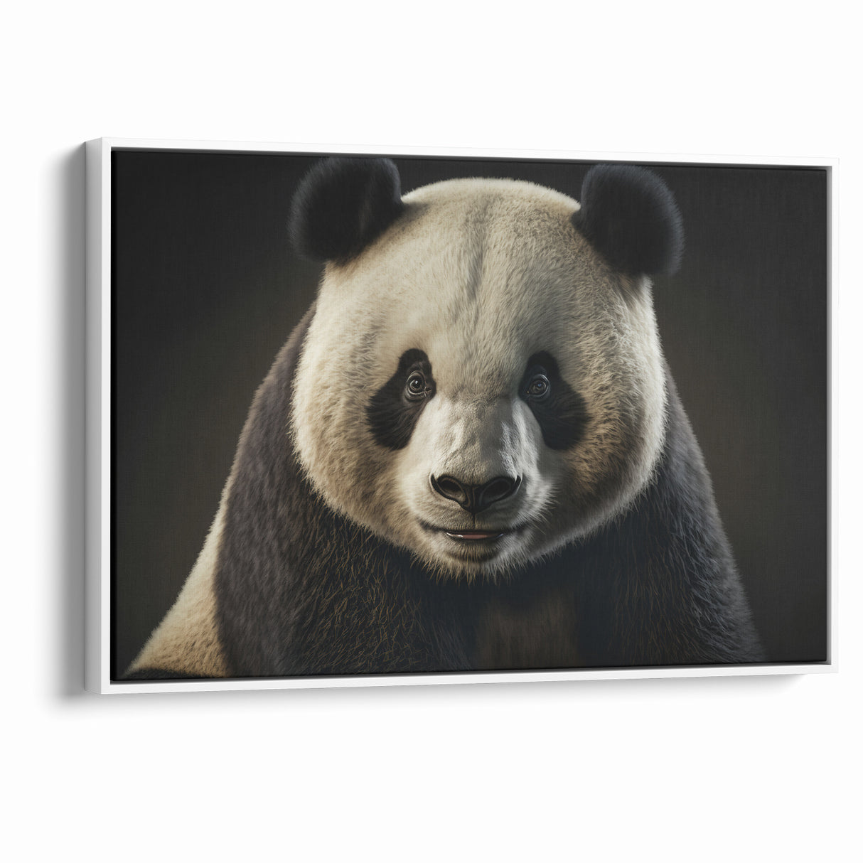 Charming Wildlife Wall Art – Panda Portrait Canvas Print