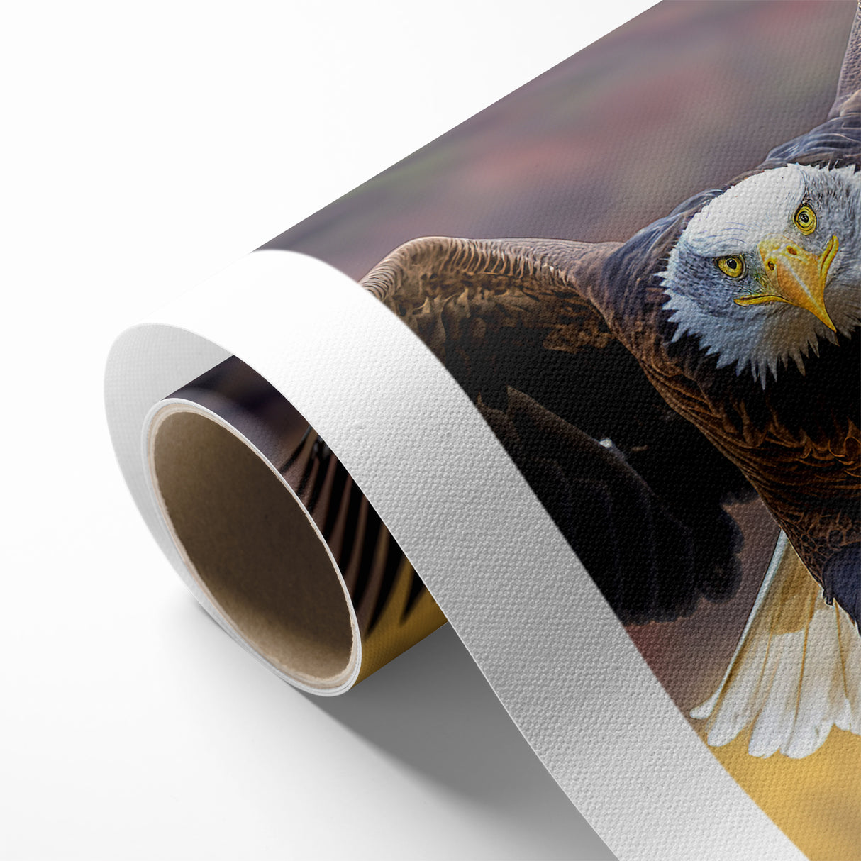Majestic Birds of Prey Wall Art – Bald Eagle in Flight Canvas Print