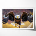 Majestic Birds of Prey Wall Art – Bald Eagle in Flight Canvas Print