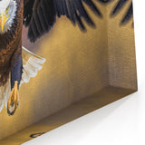 Majestic Birds of Prey Wall Art – Bald Eagle in Flight Canvas Print