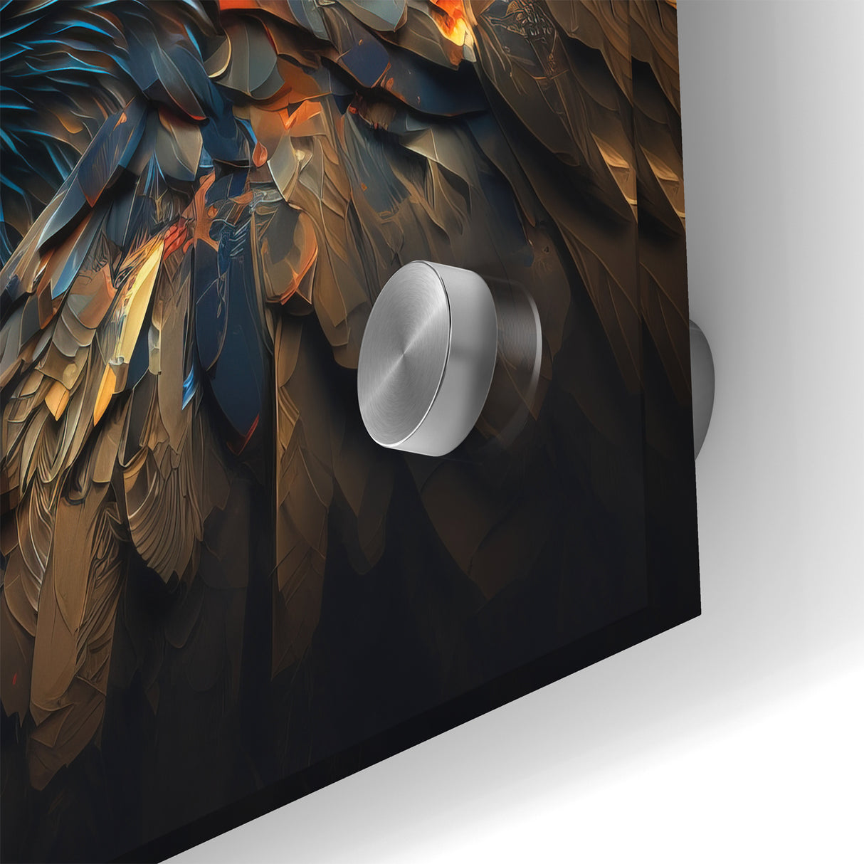 Artistic Birds of Prey Wall Art – Abstract Eagle Portrait Canvas Print