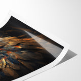 Artistic Birds of Prey Wall Art – Abstract Eagle Portrait Canvas Print