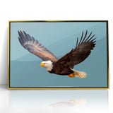 Graceful Birds of Prey Wall Art – Bald Eagle in Flight Canvas Print