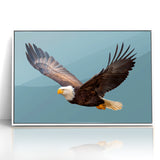 Graceful Birds of Prey Wall Art – Bald Eagle in Flight Canvas Print