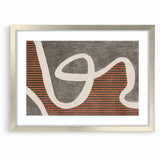 Fluid Abstract Lines and Stripes Canvas Art