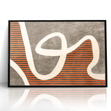 Fluid Abstract Lines and Stripes Canvas Art