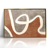 Fluid Abstract Lines and Stripes Canvas Art