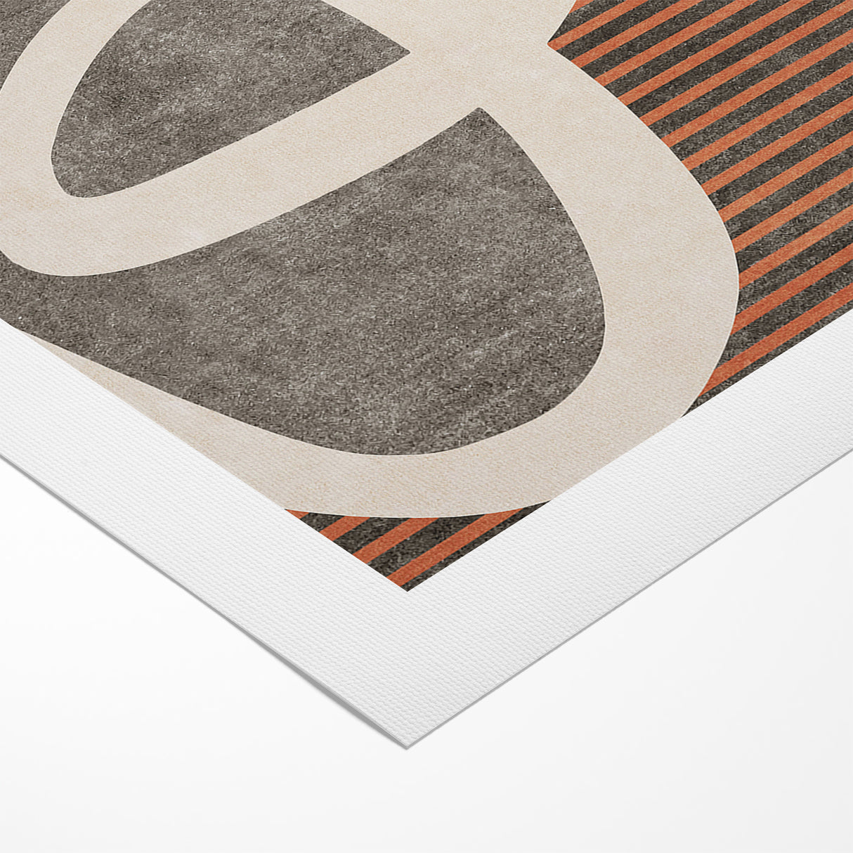 Fluid Abstract Lines and Stripes Canvas Art