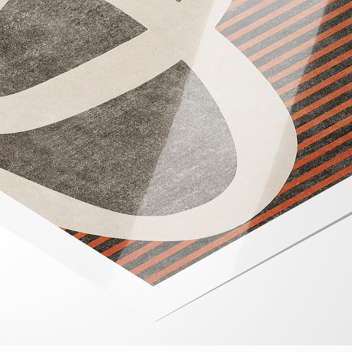 Fluid Abstract Lines and Stripes Canvas Art