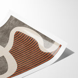 Fluid Abstract Lines and Stripes Canvas Art