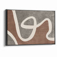 Fluid Abstract Lines and Stripes Canvas Art
