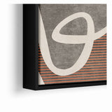 Fluid Abstract Lines and Stripes Canvas Art